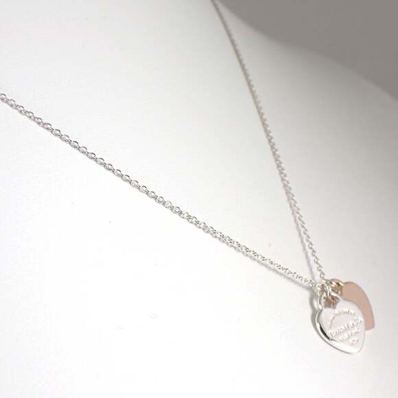 TIFFANY Silver Heart Necklace - Picture 4 of 10